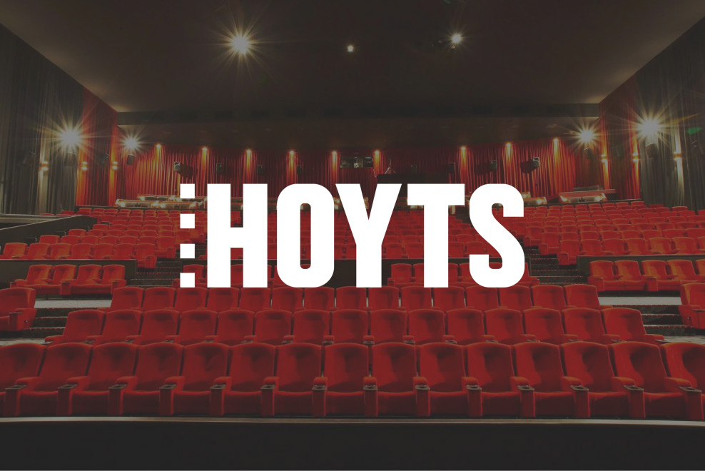 hoyts logo with empty cinema