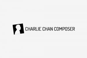 charlie chan composer logo black and white